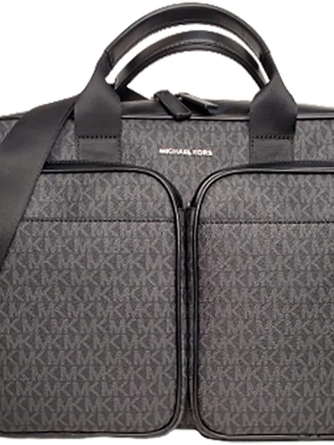 Michael Kors Men's Cooper Signature Coated Canvas Laptop Briefcase